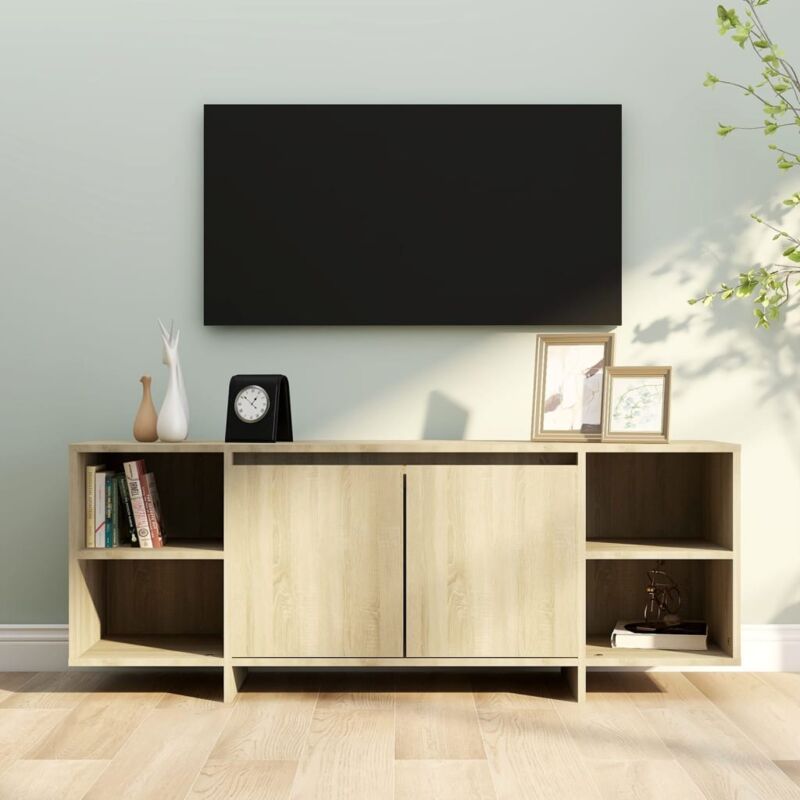 Vidaxl - TV-Schrank Sonoma-Eiche 130x35x50 cm Holzwerkstoff