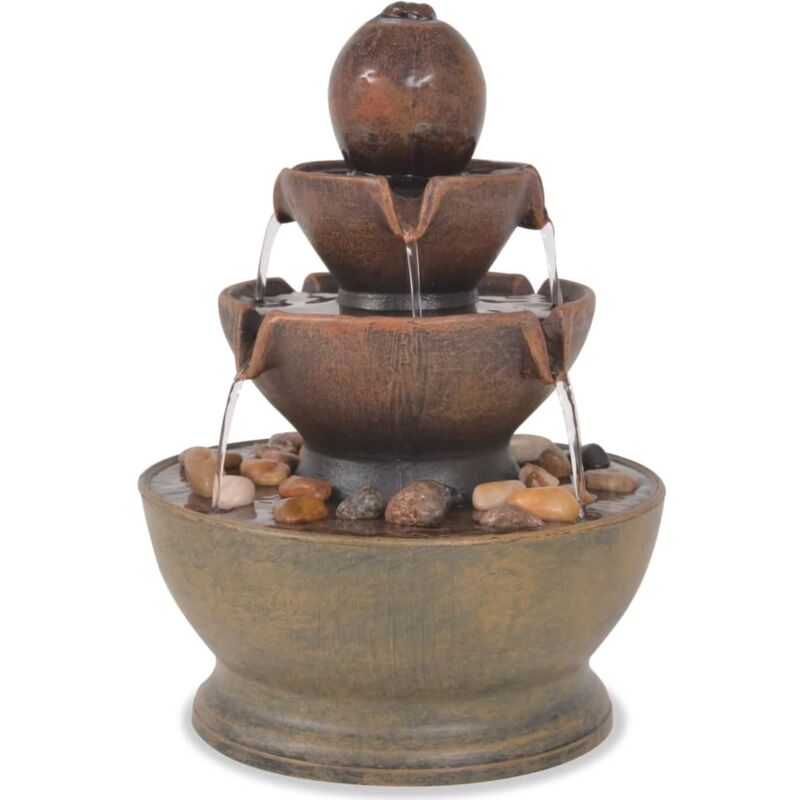 Zimmerbrunnen mit Pumpe Polyresin Vidaxl