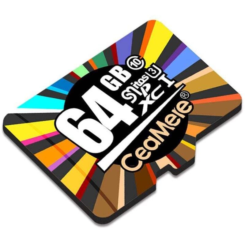 Videospeicherzubehör: 64-GB-Micro-SD-Karte – geeignet für Überwachungskameras, Dashcams, Mobiltelefone und Tablets