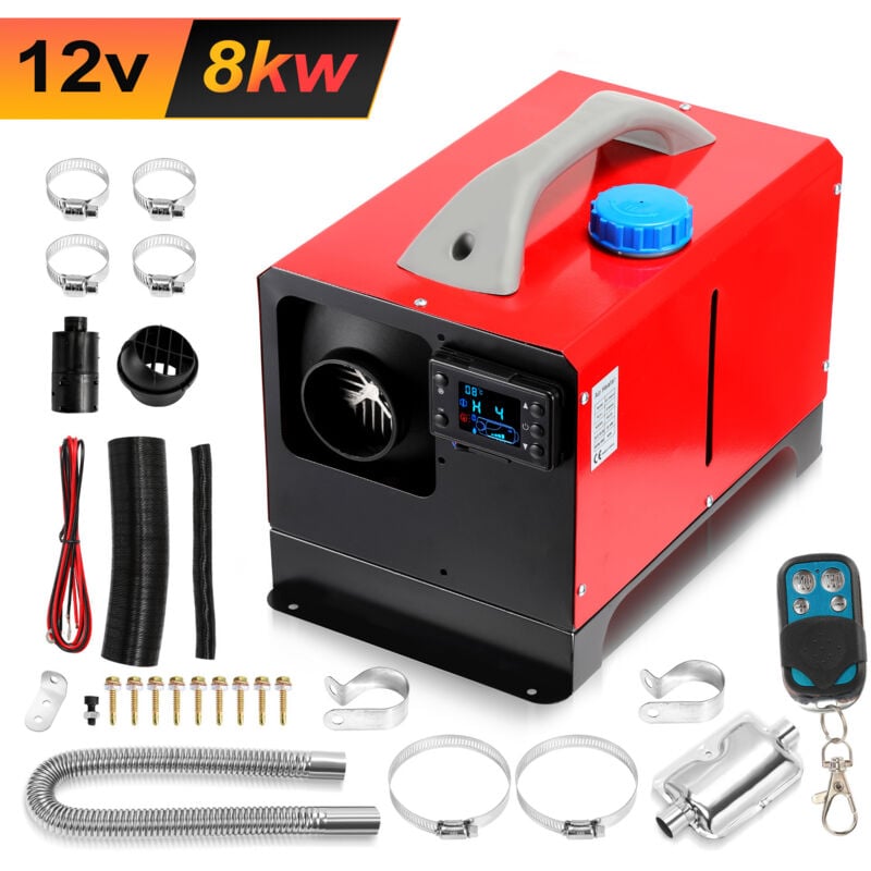 SWANEW 12V 8KW Air Diesel Standheizung Integration LCD Diesel Luftheizung PKW Heizung mit Fernbedienung