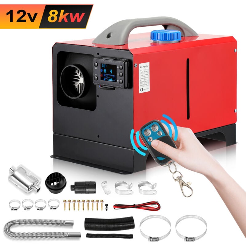 Swanew 12V 8KW Air Diesel Standheizung Integration lcd Diesel Luftheizung pkw Heizung mit Fernbedienung