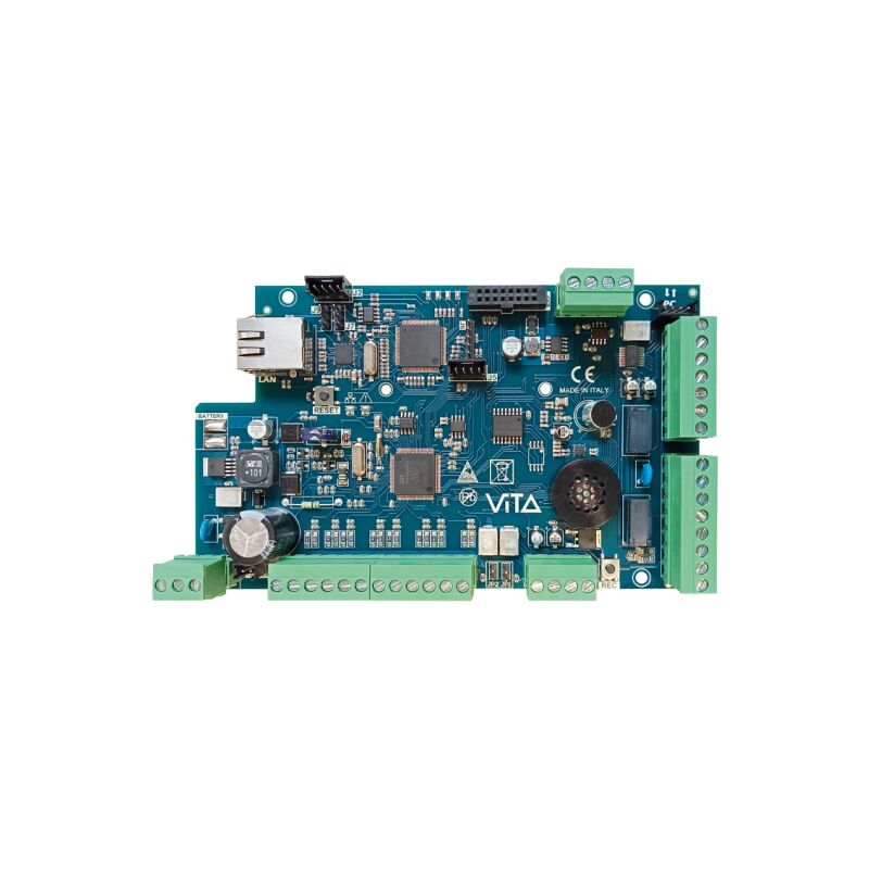 Vita 24 Zentraleinheit mit 8 Eingängen erweiterbar auf 24, fernverwaltbar über Cloud über integriertes lan und 4G + app - mit Videoverifikation und