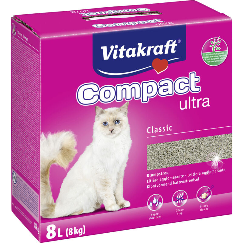 Vitakraft - Compact ultra 8 kg Katzentoilette & Katzenklo-Zubehör