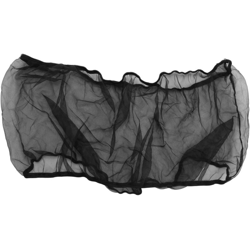 Tlily - Vogelkäfig-Abdeckung, Samenfänger, Vogelkäfig-Nylon-Netz, Rockschutz (schwarz)