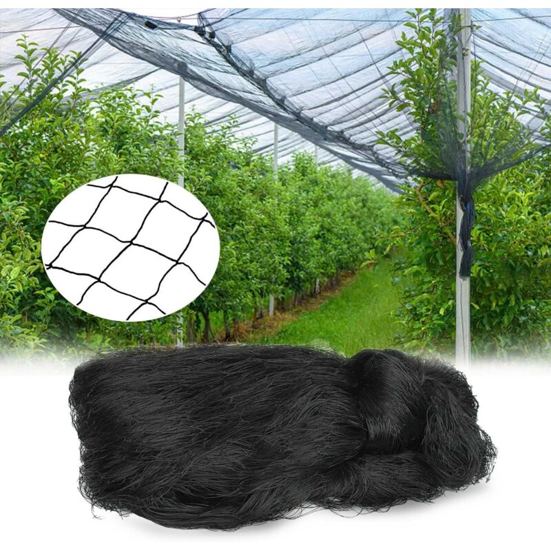 Vogelschutznetz 5 x 15 m, wiederverwendbares Taubenschutznetz für Voliere, Hühnerstall und Hühner – schützt Gemüsegärten und Obst vor Beschädigungen