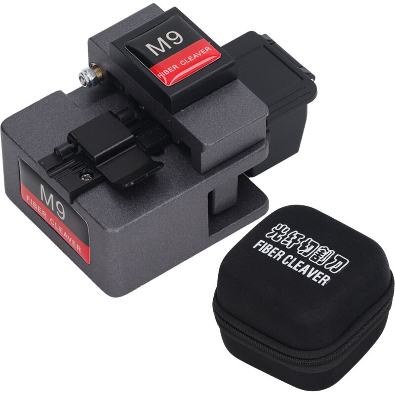 Vollautomatischer Glasfaserschneider, flache Schneidfläche, verlustarmer Edelstahl-Schlitten, FTTH-Glasfaserschneider für Netzwerkinstallateure