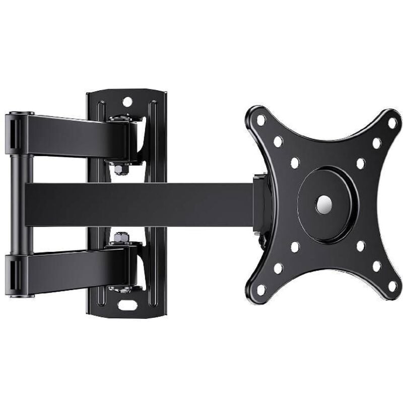 Wandhalterung für Fernseher von 14 bis 43 Zoll – Schwenkbarer TV-Ständer mit maximaler Auszugslänge von 44 cm, für LED-, LCD- und