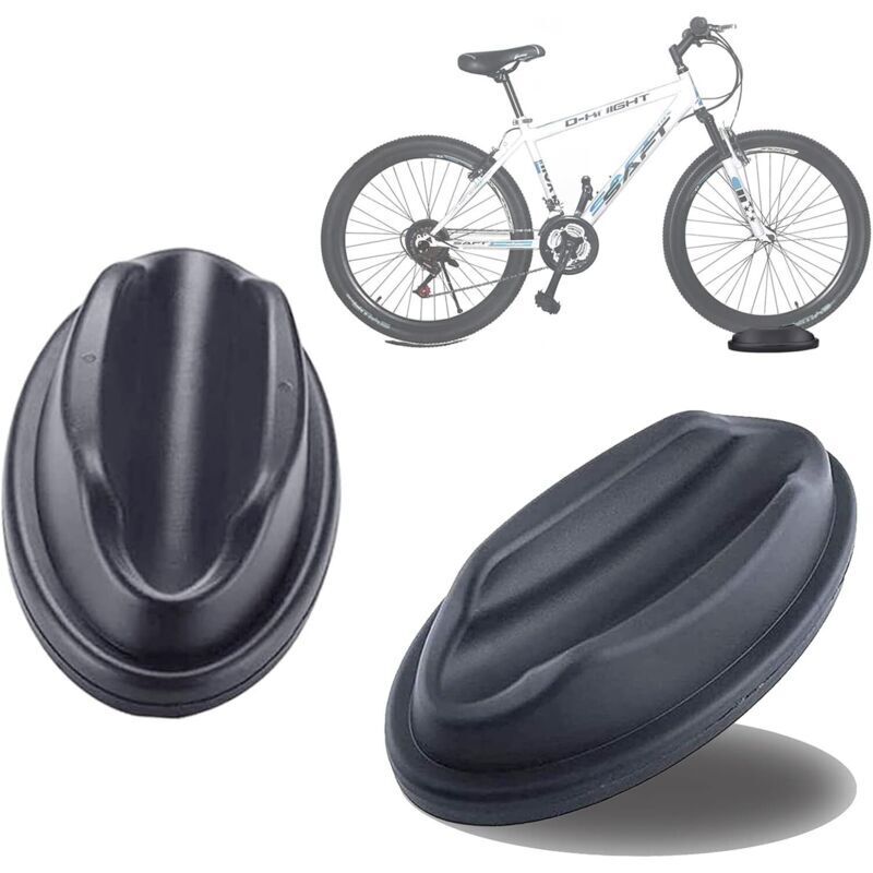 Vorderradstütze für Fahrräder (2 Stück) für Heimtrainer, Radstabilisator für Indoor-Cycling und stationäres Fahrradtraining