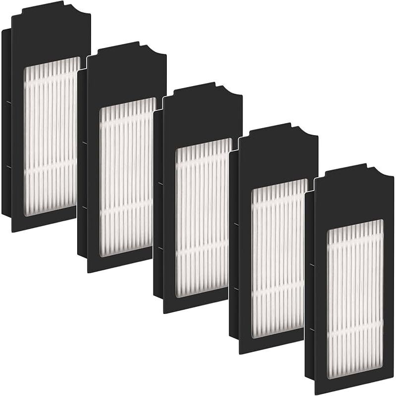 VORNE (5 Stück) N20 Plus HEPA-Filter für Ecovacs DEEBOT N20 Plus/ N20 Pro Plus/ X1 Omni/ X1 Pro Omni/ X1 Plus/ T10 Omni Saugroboter