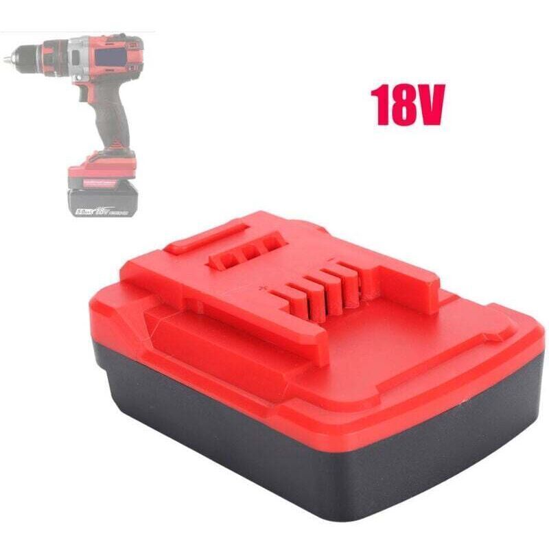 Vtizikl Adaptateur Convertisseur 18V - Compatible Batterie Bosch vers Outils Einhell (Sans Batterie) - Pour Perceuse/Scie/Visseuse - Connexion