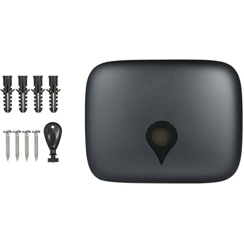 Vtizikl Distributeur Papier Toilette Mural, Distributeur Serviette Papier,Distributeur essuie Tout, Convient pour Papier Multiplie/Tri-Pliage(GRIS)