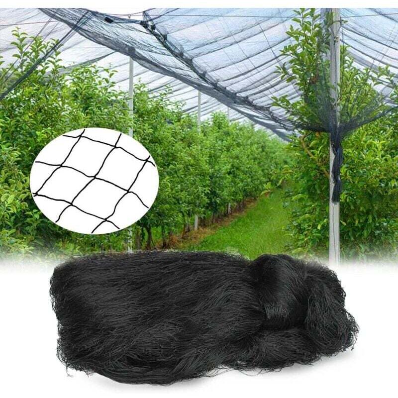 Vtizikl Filet Protection Oiseaux 5 x 15m, Anti Pigeon Réutilisable pour Volière, Poulailler, Poules - Protège Potagers et Fruits Contre Dommages
