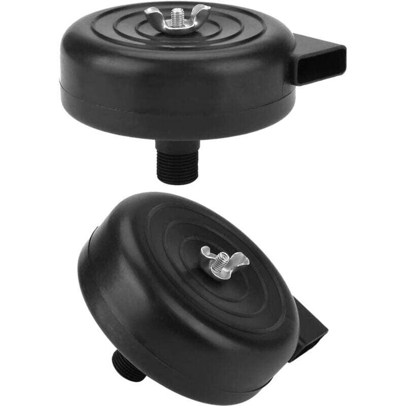 Vtizikl Filtre à air pour compresseur, filtre d'admission d'air 16 mm 3/8 pt, silencieux pour compresseur d'air avec filetage mâle (lot de 2, 16 mm)