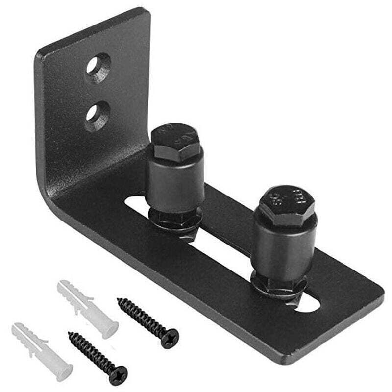 Vtizikl Guide Sol Porte Coulissante, Guide de plancher Porte, Rail de Sol Pour Porte De Grange, Guide Pour Le Sol du Support du Sol Coulissant Pour