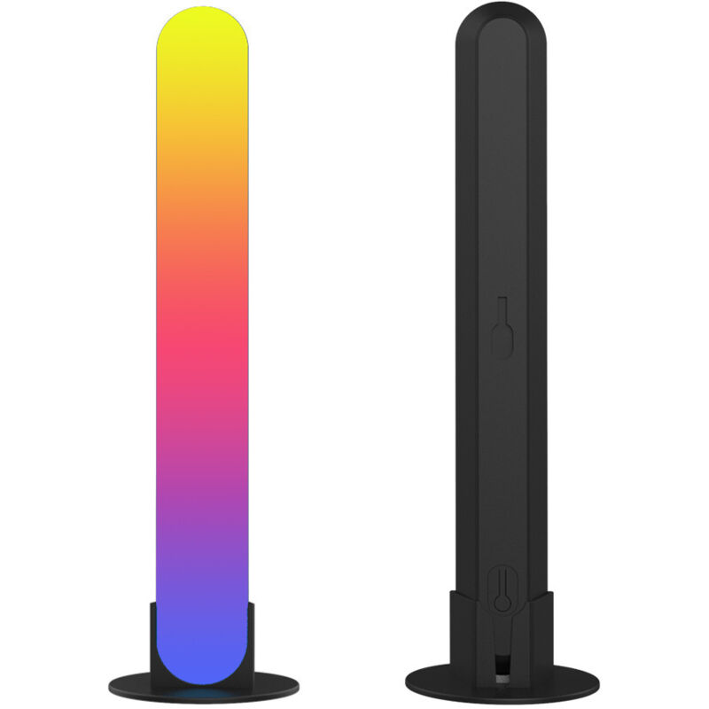 Vtizikl Lampe de chevet LED, lampe de ramassage, lampadaire magique, application Bluetooth, lampe d'ambiance de bureau, 2 pièces