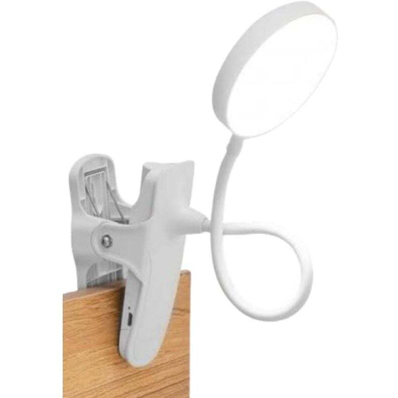 Vtizikl Lampe de lecture - Lampe de chevet - Lampe à pince - Lampe de lecture - Veilleuse - 3 températures de couleur - 5 niveaux de luminosité