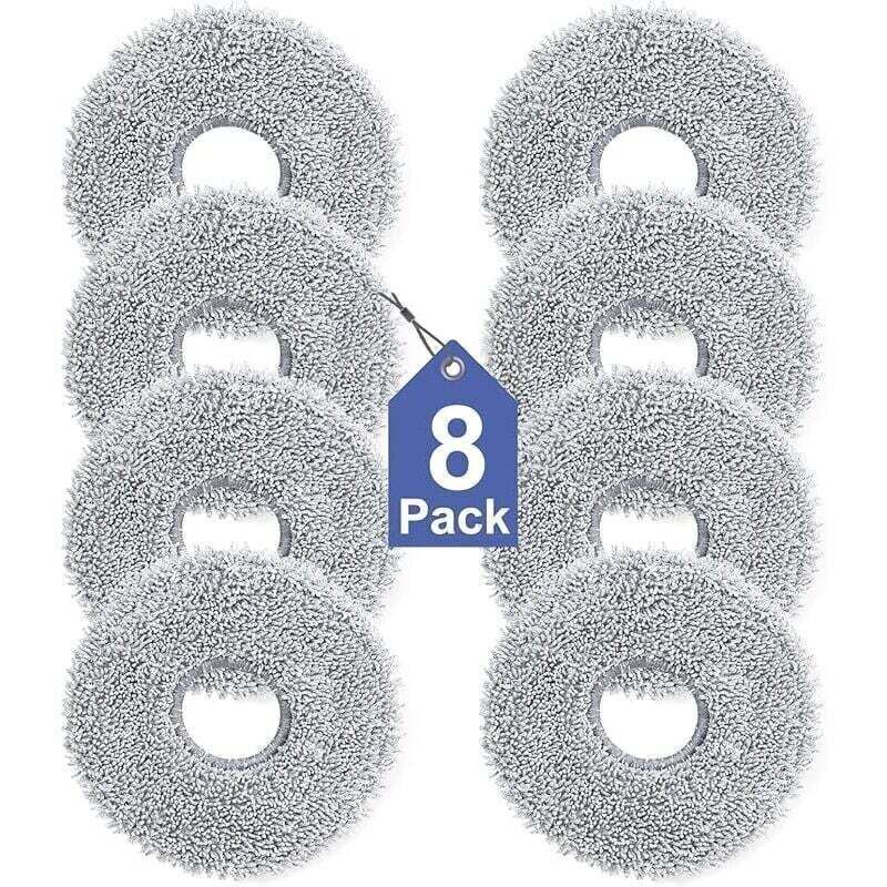 Vtizikl Lot de 8 Lingettes pour Dreame L10s/L10/L20/X40/L40/X50/L50 Pro Ultra, Xiaomi X20 Pro/Max, Ecovacs Deebot T30 Pro OMNI, T30S Pro A