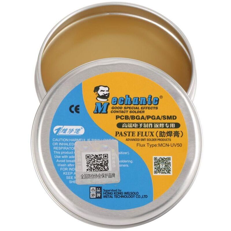 Vtizikl MCN-UV50 Flux de Soudure Flux de Fer à Souder Électrique Flux de Pâte Flux de Soudure à l'Étain pour PCB / BGA / PGA / SMD