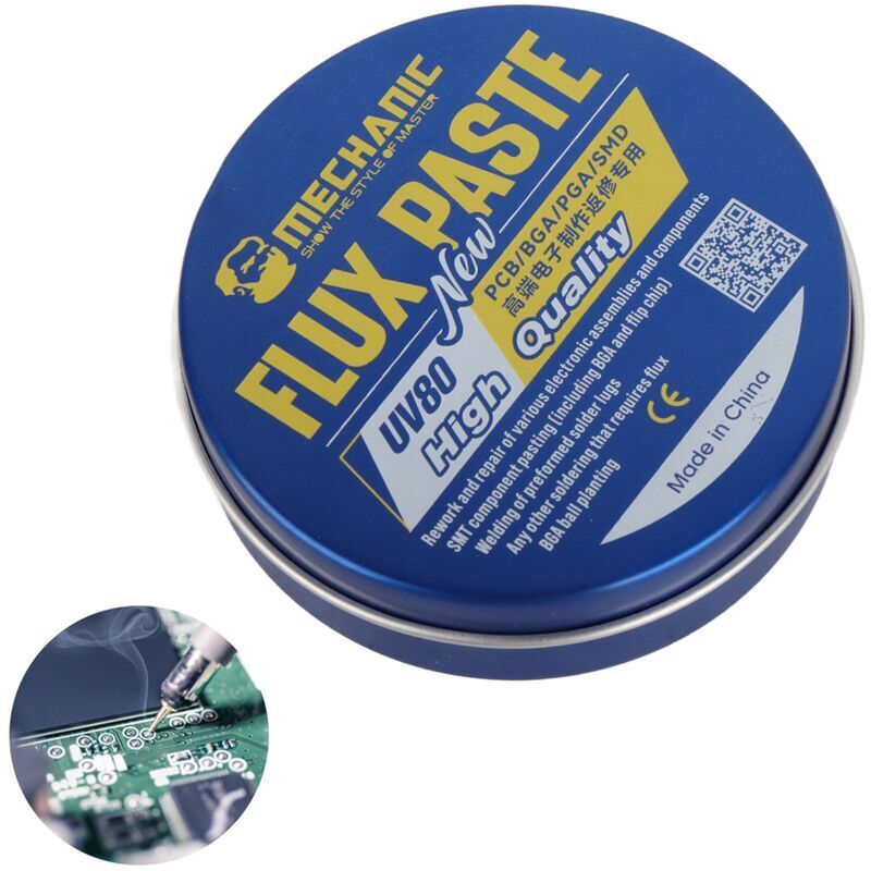 Vtizikl Pâte de Flux de soudure en colophane pour le soudage électrique, téléphones portables, cartes PC, outil de soudure