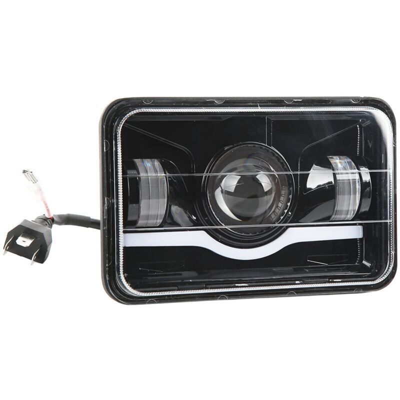 Vtizikl Phare Led Rectangulaire, Phare Led Rectangulaire,Phare Rectangulaire Led,Phares Led Carrés,Phare Led Carré Avant De Camion Avec Remplacement