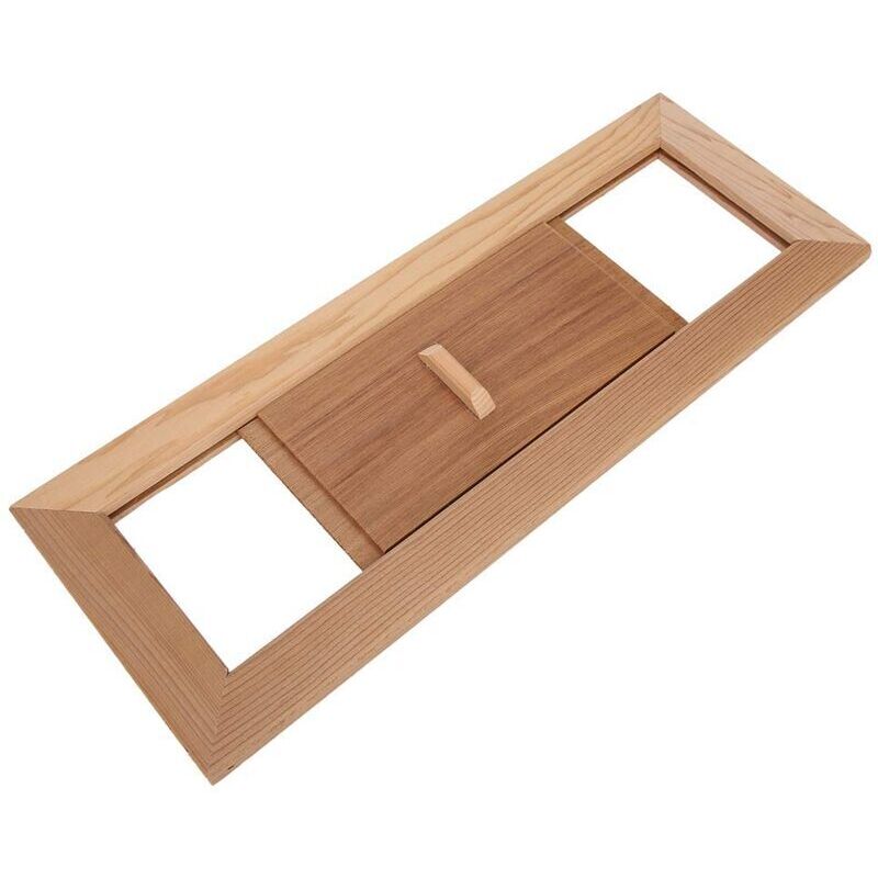 Vtizikl Sauna Pièce Hammam Pièce D'équipement De Ventilation d'air Panneau Grille De Ventilation Accessoire De Sauna Cèdre