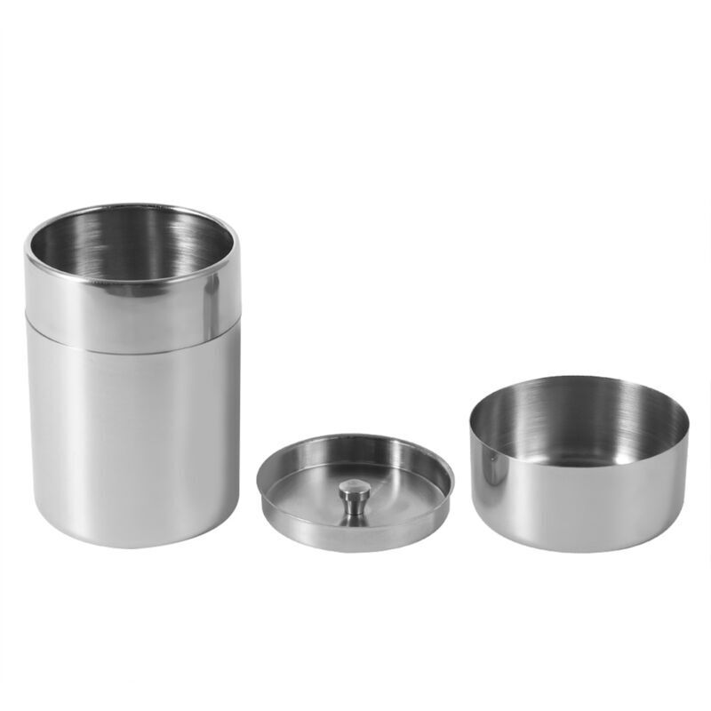 Vtizikl Théière, Boîtes à thé en Acier Inoxydable, Boîte à café, Boîte à Expresso, Boîte à thé, Boîte en Acier Inoxydable avec Couvercle Intérieur