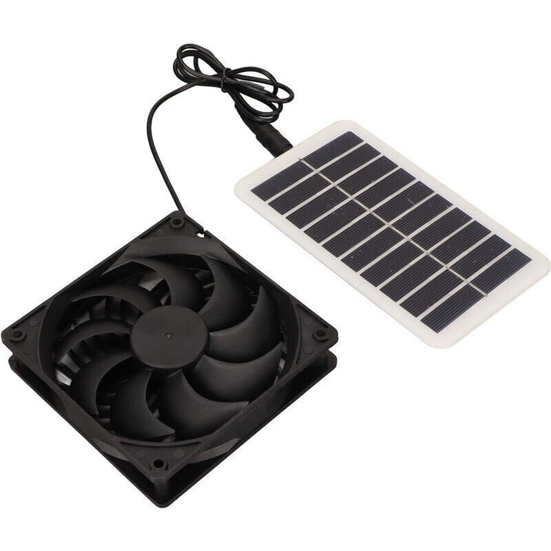Vtizikl Ventilateur d'extraction de panneau d'énergie solaire 15W élimination des odeurs à économie d'énergie extracteur d'air à énergie solaire