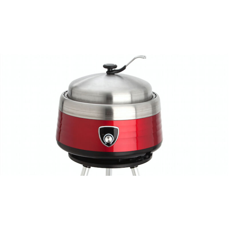 Paella World - Vulcano Rot Tragbarer Holzkohlegrill ø 30 cm