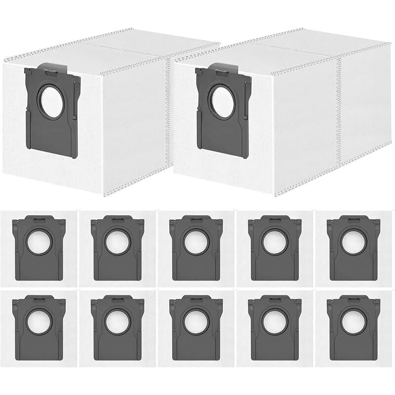 VUSZR 12er-Pack Staubbeutel, kompatibel mit Dreame L20/X40/X50 Ultra Complete, L10s/L10/L40/E30 Ultra/L10s Pro Ultra, für Xiaomi