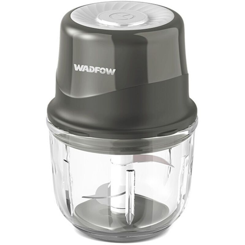 WADFOW 0,3 l 30 W kabelloser Mini-Zerkleinerer mit Stahlklingen und One-Touch-Steuerung