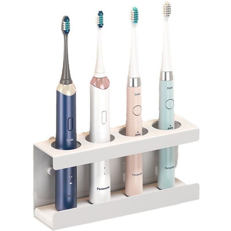 Wand-montiert zahnbürste halter, universal 4-loch elektrische zahnbürste halter, wasser-absorbieren und feuchtigkeit-beweis elektrische zahnbürste
