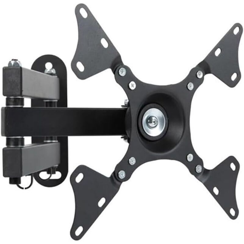 Wandhalterung für Fernseher, universelle schwenk- und neigbare PC-Monitorhalterung für 14-32 Zoll Flach-/Curved-Fernseher und Monitore bis 20 kg