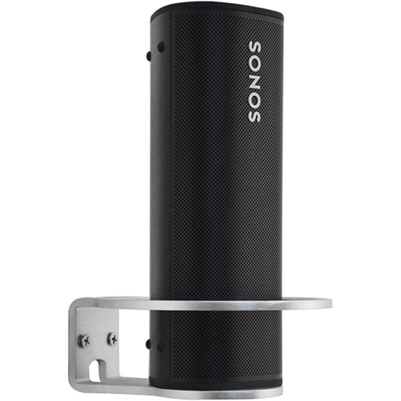 Wandhalterung kompatibel mit Sonos Roam - mit integriertem Kabelmanagement - Lautsprecherzubehör (Sonos Roam, Schwarz)