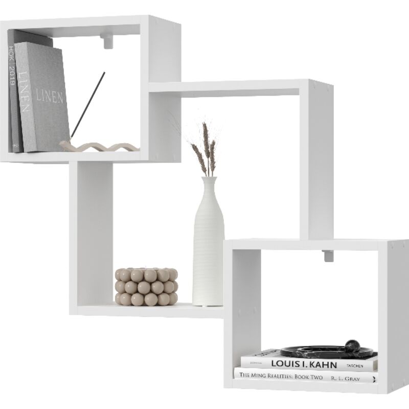 Wandhängendes Bücherregal für das Wohnzimmer, 80 cm MODO Wandhängendes Bücherregal für das Wohnzimmer, Sonoma-Eiche