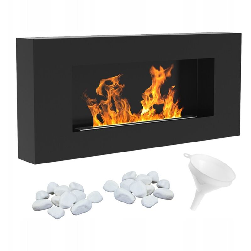 Wandkamin Bioethanol DELTA2 FLAT TÜV Biokraftstoff