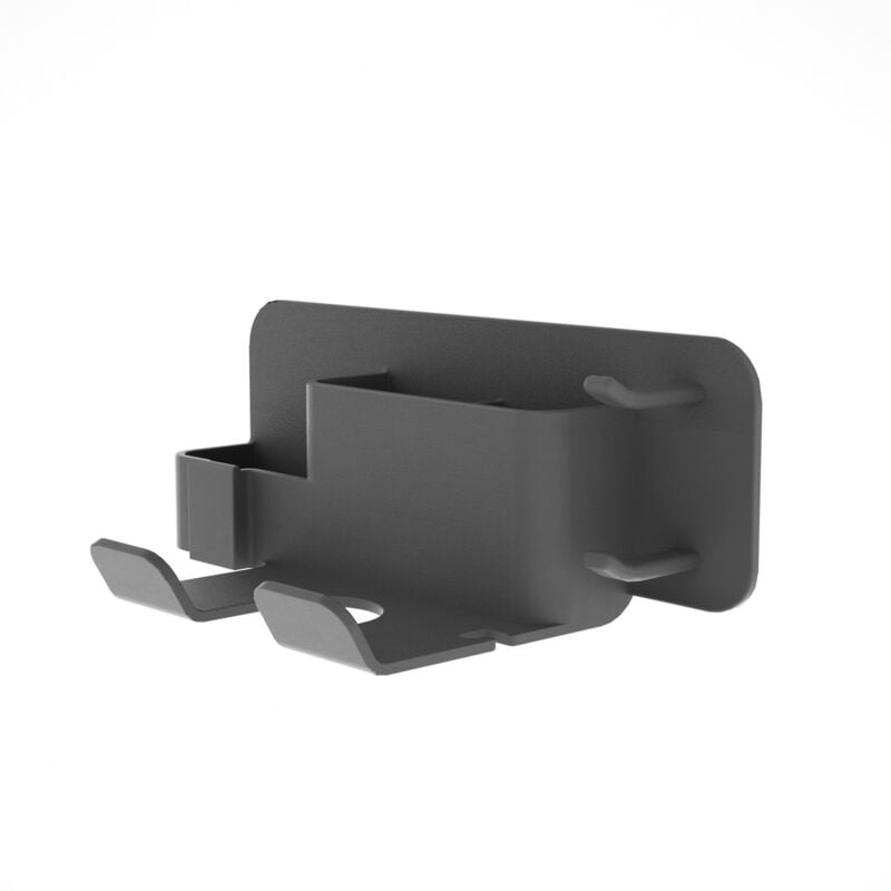 Wandmontierter Haartrocknerhalter, kein Bohren erforderlich, Organizer für Haaraccessoires, Aufbewahrung für Kosmetikartikel, Lockenstab und