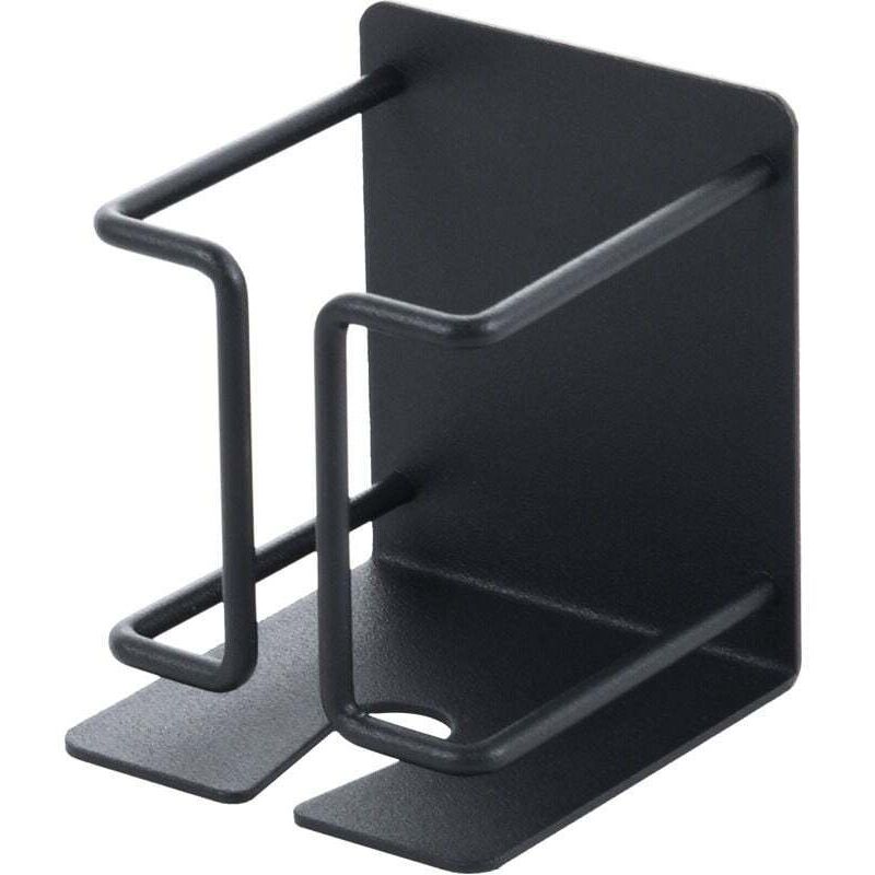 Wandmontierter Halter für Elektrorasierer, selbstklebend, Aufbewahrungsmöglichkeit aus Edelstahl für Elektrorasierer, Badezimmer, Dusche, schwarz