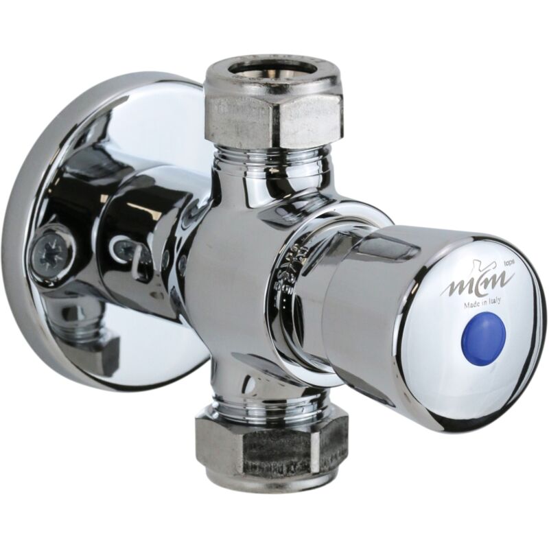 Rubinetterie Mcm - Wandmontierter zeitgesteuerter Einzelwasser-Außenhahn 1/2' x 1/2' mcm 900600 15/25 Sekunden
