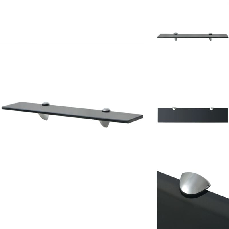 Schwebendes Regal Glas 50x10 cm 8 mm - Wandregal - Glasregal - Schwebendes Regal - Modernes Regal - Badezimmerregal