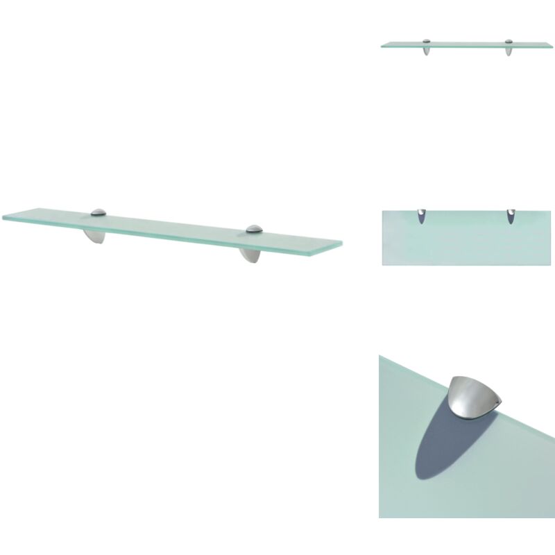 Schwebendes Regal Glas 60x20 cm 8 mm - Wandregal - Glasregal - Schwebendes Regal - Deko Regal - Badezimmerregal