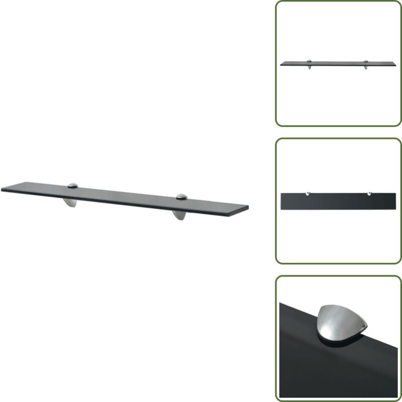 Schweberegal Glas 70x10 cm 8 mm - Wandregal - Glasregal - Modernes Regal - Badezimmerregal - Dekoratives Regal