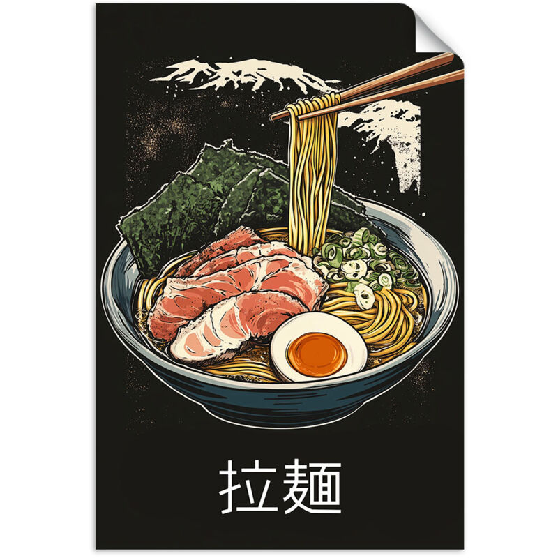 Selbstklebendes Poster – Wandsticker Bauhaus Abstraktion 20x30 cm