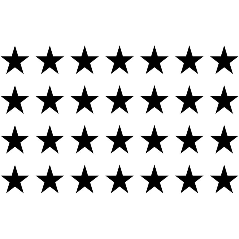 Wandtattoos Punkte, Sterne, Dreiecke