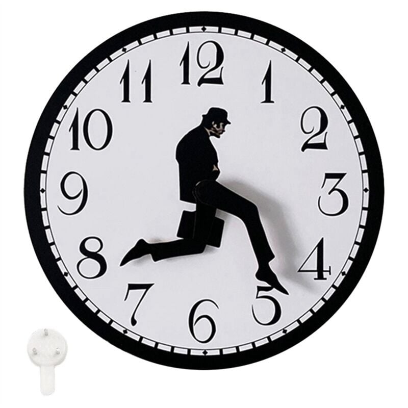 Wanduhr, Silly Walk-Wanduhr, eine Interessante Wanduhr für Schlafzimmer, KüChe, Wohnzimmer, Neuartige Heimdekoration a