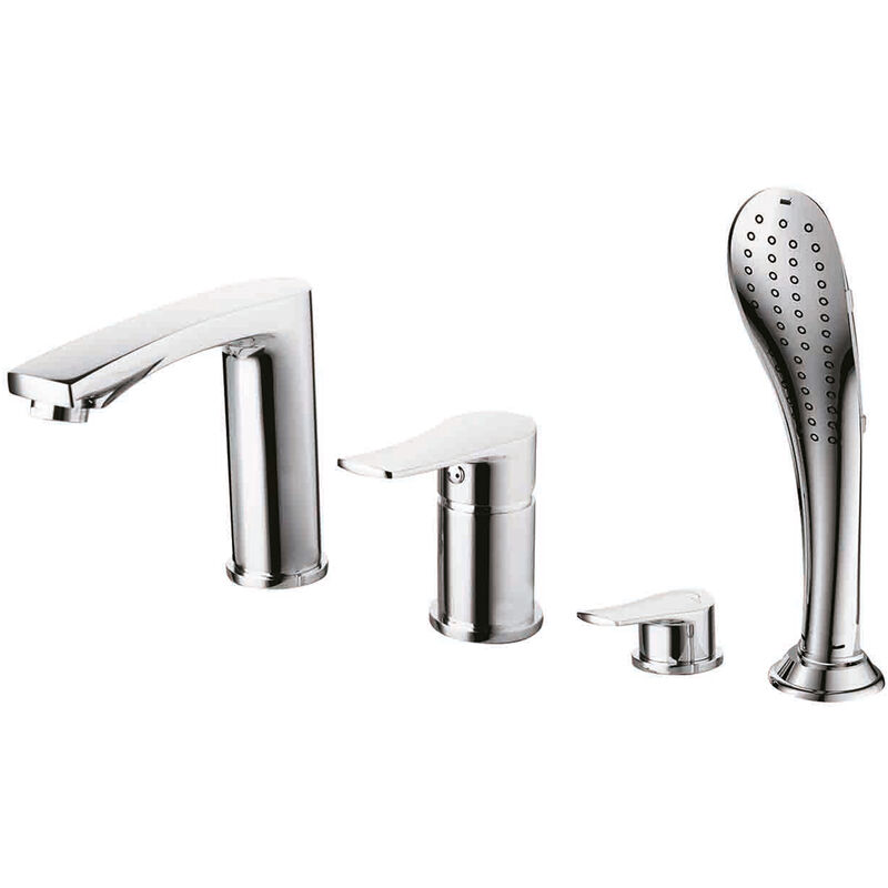 Wannenrandarmatur 4-Loch Badewannen Armatur - Paulgurkes