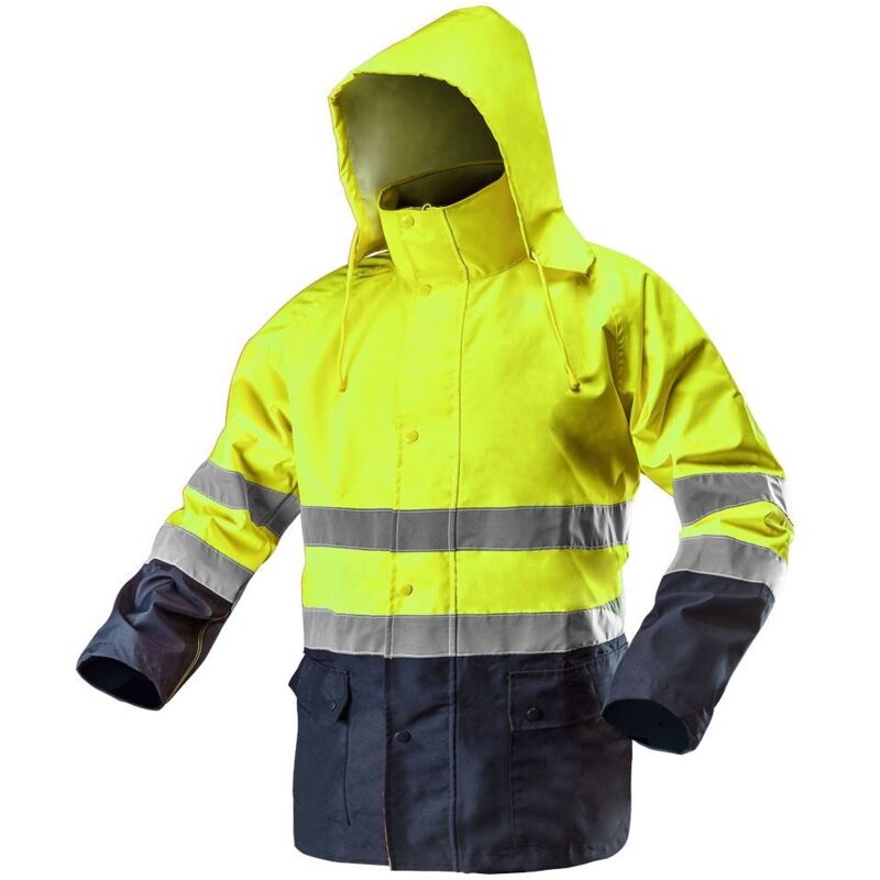 Warnschutz Regenjacke EN ISO 20471 neongelb L