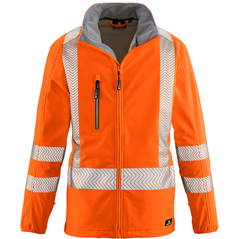 Warnschutz-Softshelljacke TYLER leuchtorange Größe S