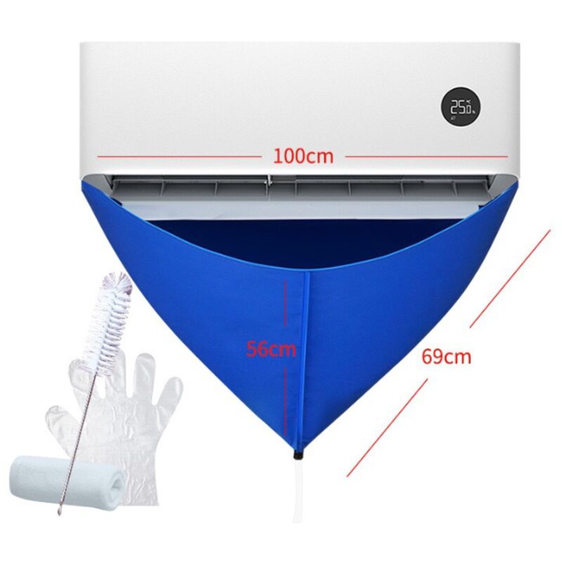 Gabrielle - Waschbeutel zur Reinigung von Klimaanlagen, Reinigungsset für Klimaanlagen, Reinigungsset für Split-Klimaanlagen, mit Schlauch, Bürsten