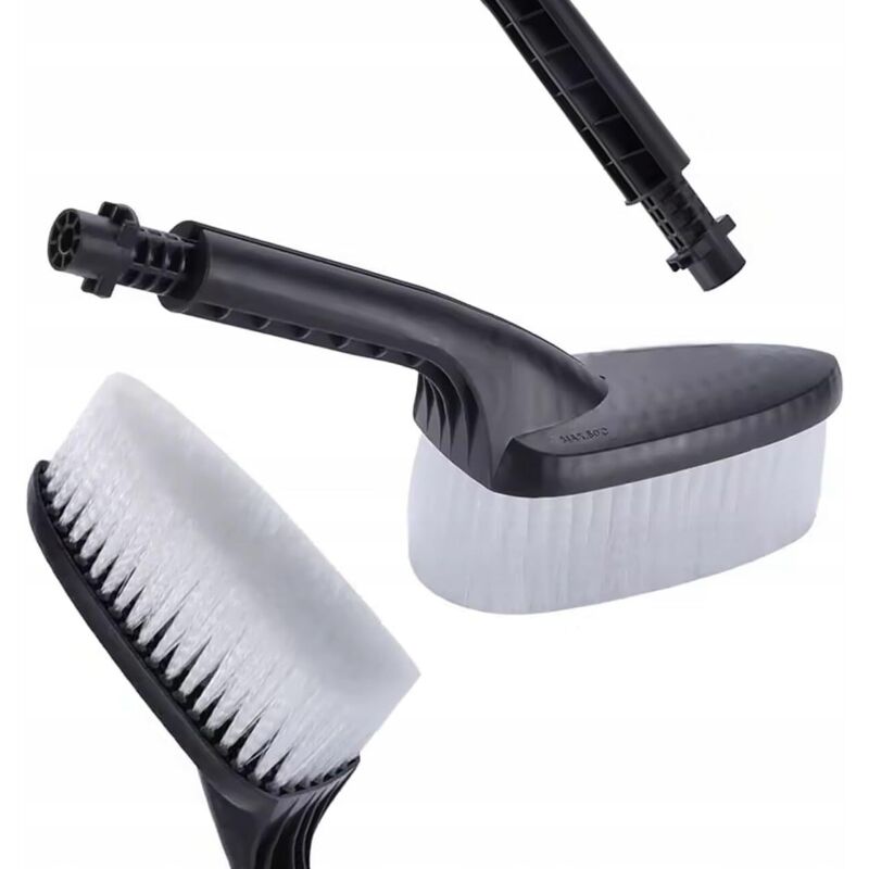 Waschbürste mit weichen Borsten – Schnellmontage, ergonomisches Design für Karosserie, Fenster, Felgen Kompatibel mit Kärcher Hochdruckreiniger K2–K7
