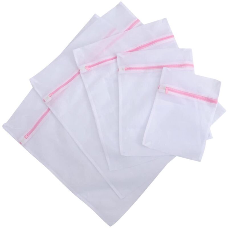 Wäschebeutel für die Waschmaschine – Wäschebeutel für BHs, Reisekleidung, Schuhe, Koffer, Socken, Unterwäsche, Babykleidung – 5er-Set